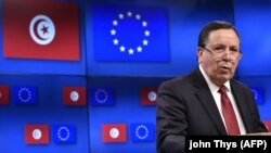 Khemaies Jhinaou à Bruxelles le 15 mai 2018.