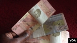 Notas de Kwanzas, Angola