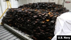 Se cree que las armas tenían como destino los combatientes hutíes apadrinados por Irán.