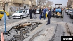 فرونشست زمین در تهران. آرشیو 