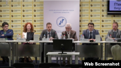 Predstavljanje istraživanja o odnosima Srbije, Hrvatske, Bosne i Hercegovine i Crne Gore u Medija centru u Beogradu